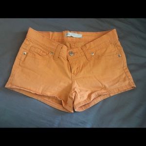 Orange Levi jean shorts size 1